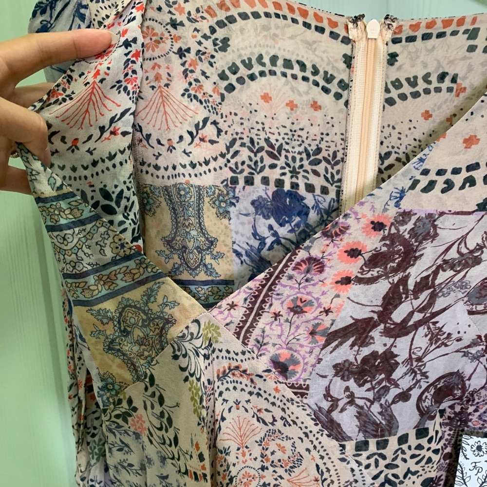 Free People MOROCCAN DREAMs Pieced maxi Dress - Picture 6 of 12